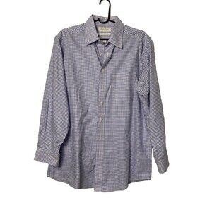 Gold Label Roundtree & Yorke Non-Iron Performance 16/33  100% Cotton Check Shirt